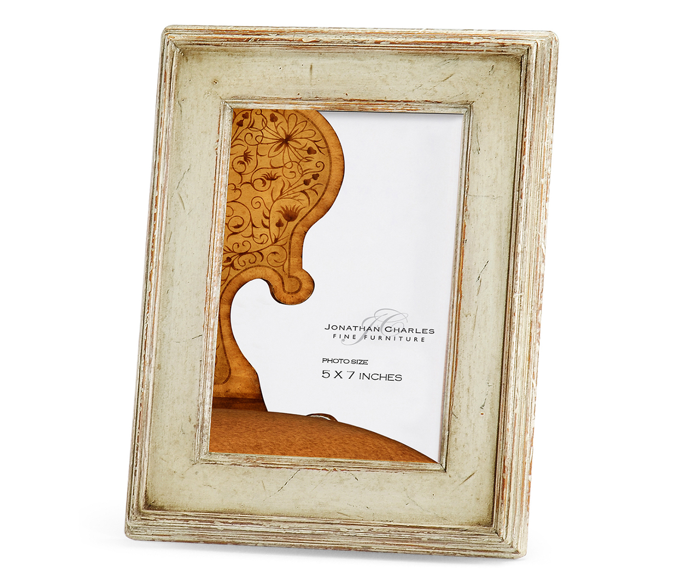 Painted Rub-Through Picture Frame (5