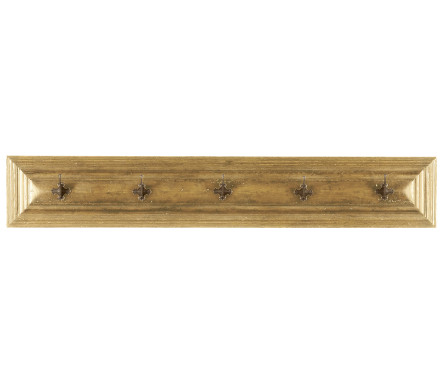 Natural Oak Wall Mounted Coat Hanger
