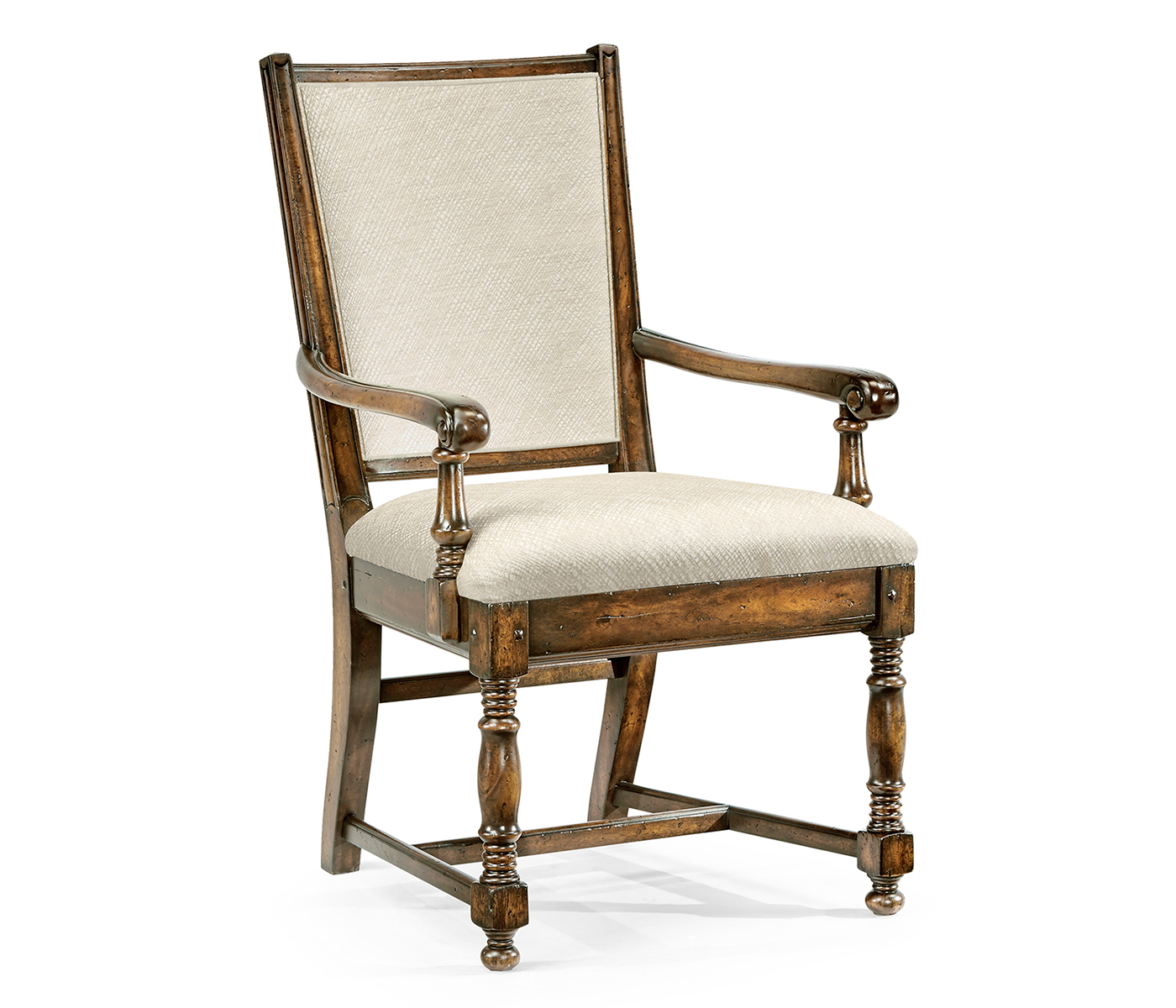 Distressed Country Golden Ale Arm Chair