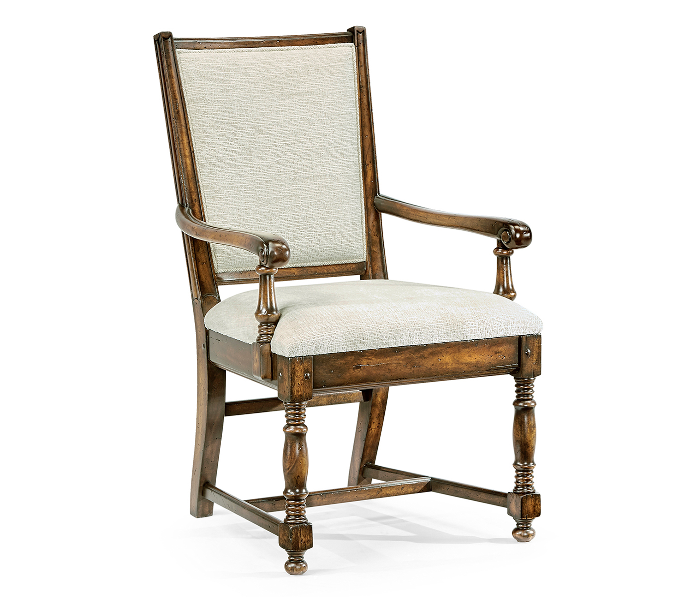 Distressed Country Golden Ale Arm Chair