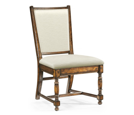 Distressed Country Golden Ale Side Chair