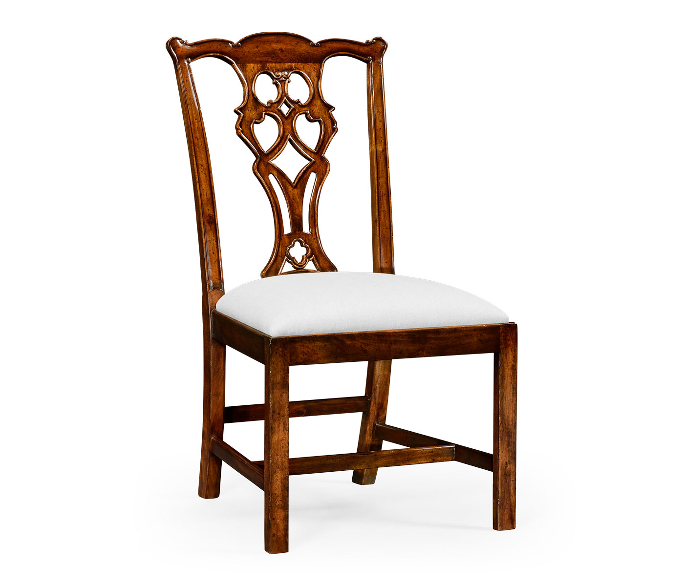 Windsor Chippendale Walnut Side Chair