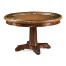 Mahogany Round Poker Table