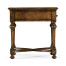 Elizabethan Style Dark Oak Square Side Table