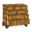 Rustic chest of four drawers heavy distress