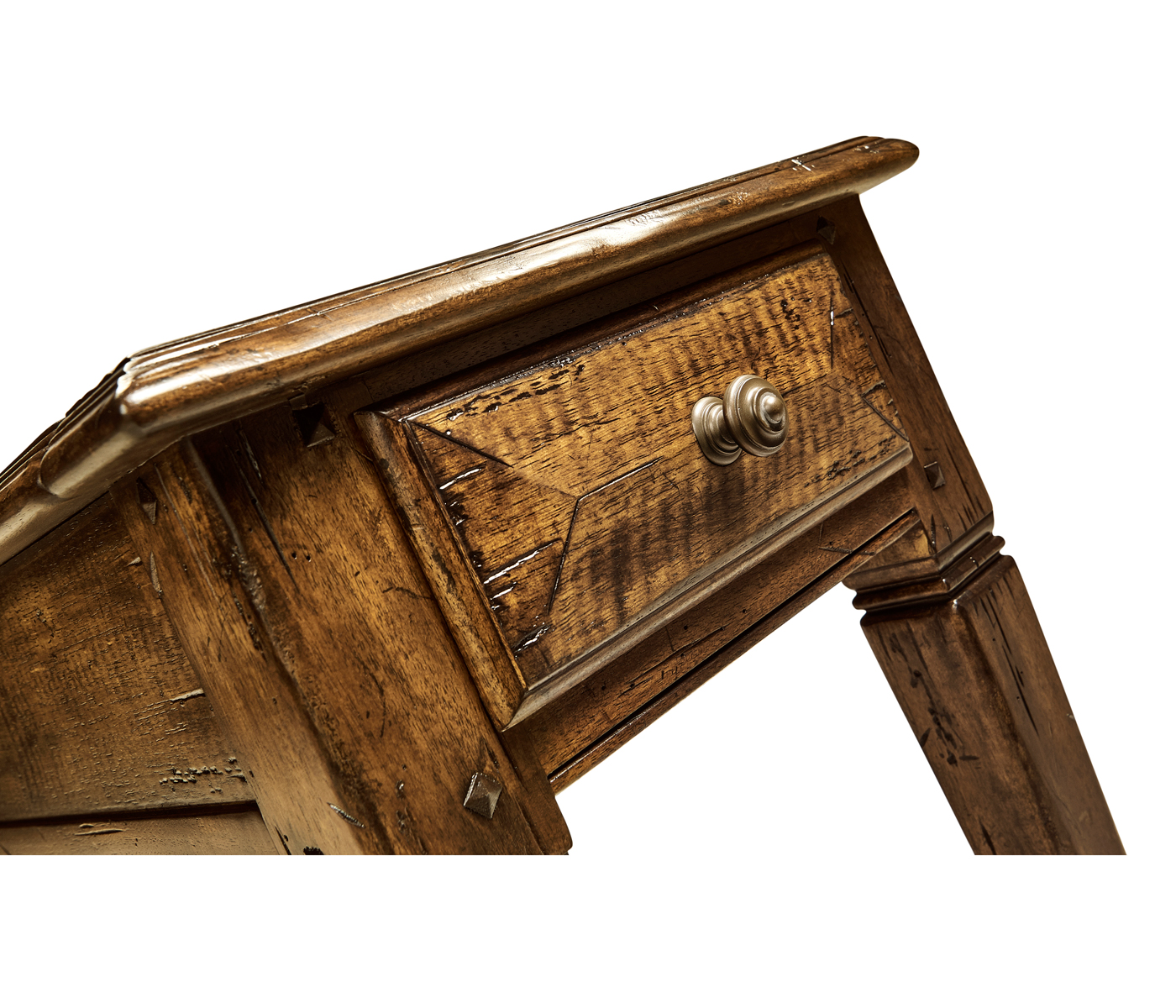 Narrow Walnut Side Table