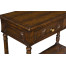 Panelled walnut console