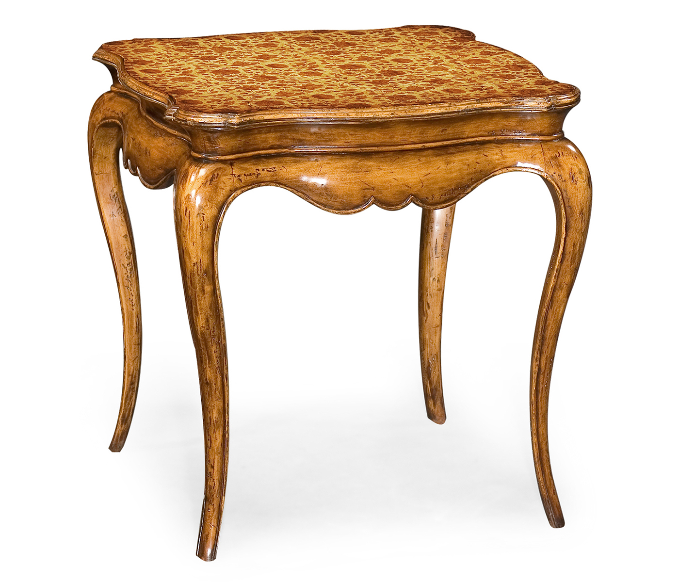 Painted Flower Side Table