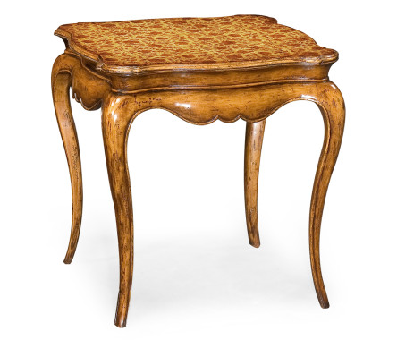 Painted Flower Side Table