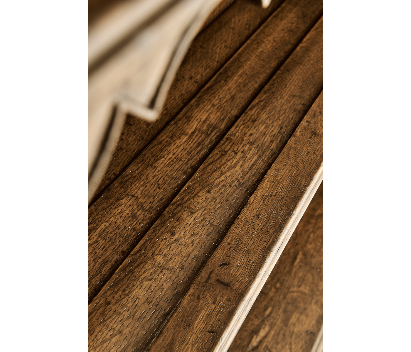 Dark Oak Hanging Shelf Unit without Hooks