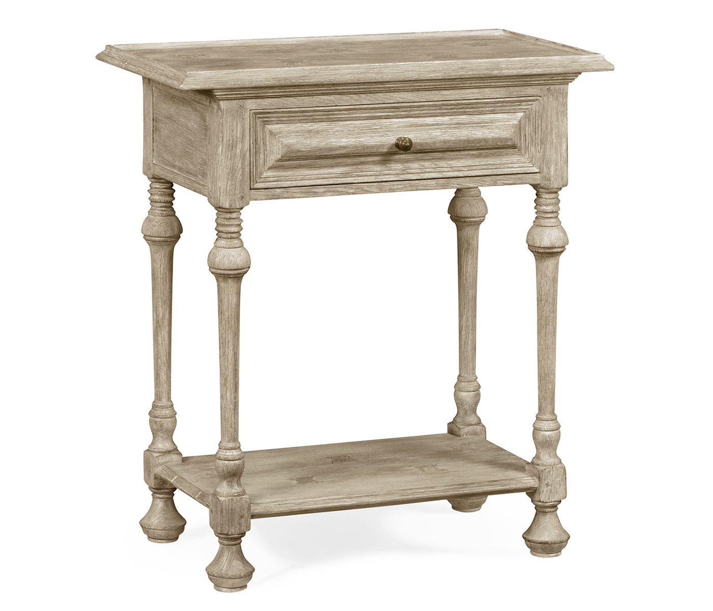 Elizabethan Style Grey Oak Tray Table