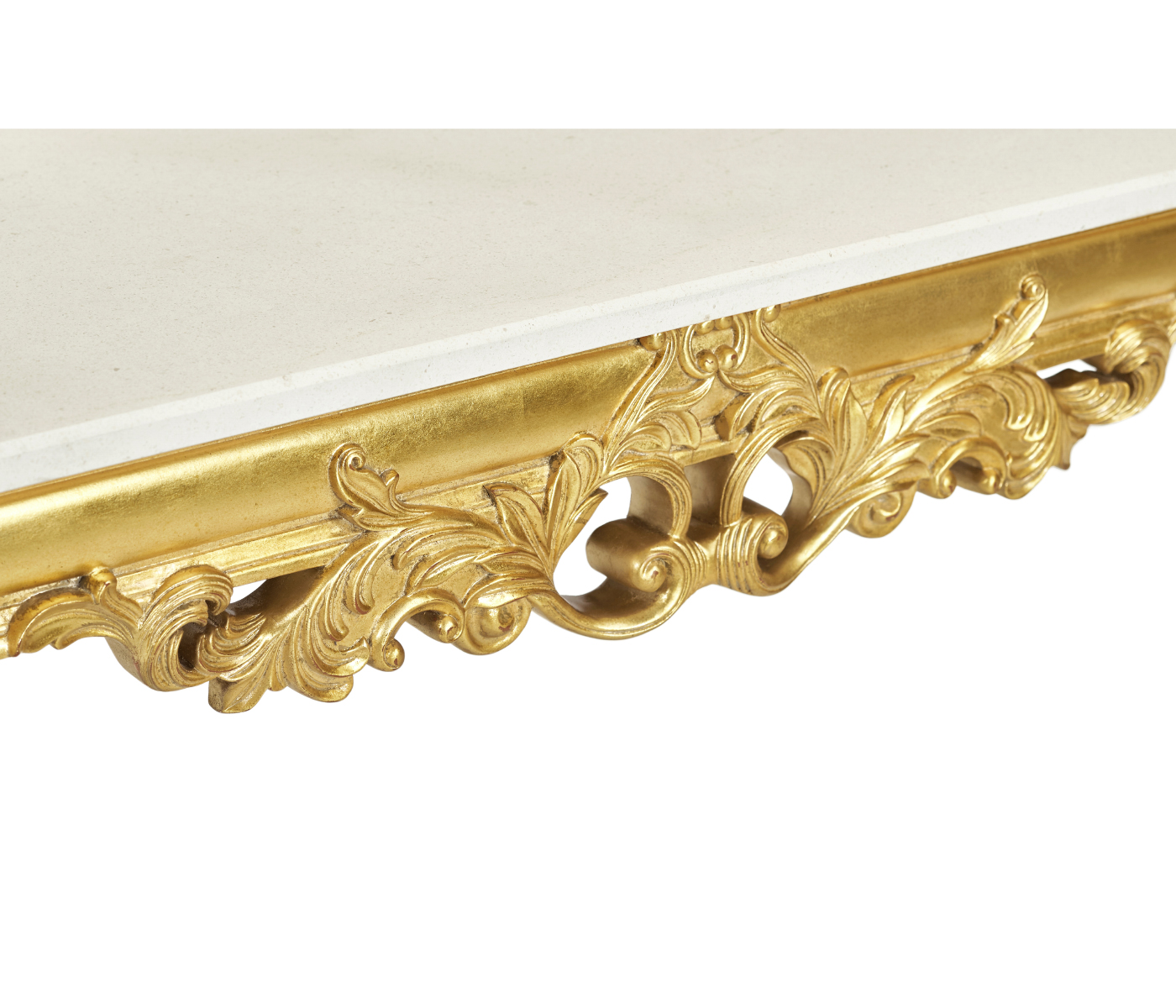 Marble Topped Baroque Gilded Console