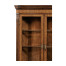 Serpentine Walnut Corner Cabinet