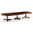 Mahogany Triple Pedestal Dining Table