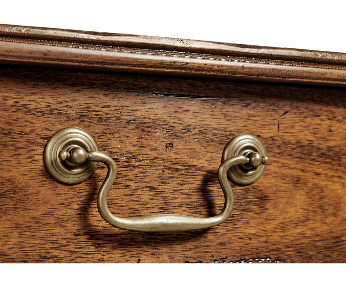 Large Walnut Oyster Parquet Console