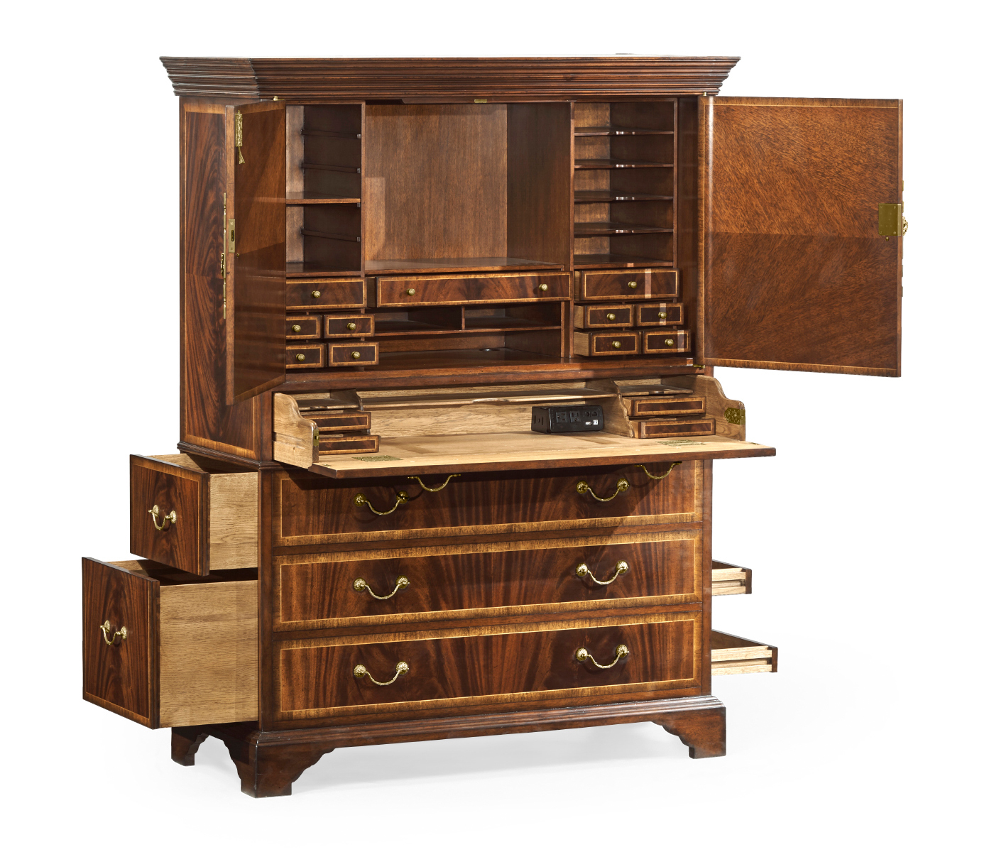 Mahogany Home Office Cabinet