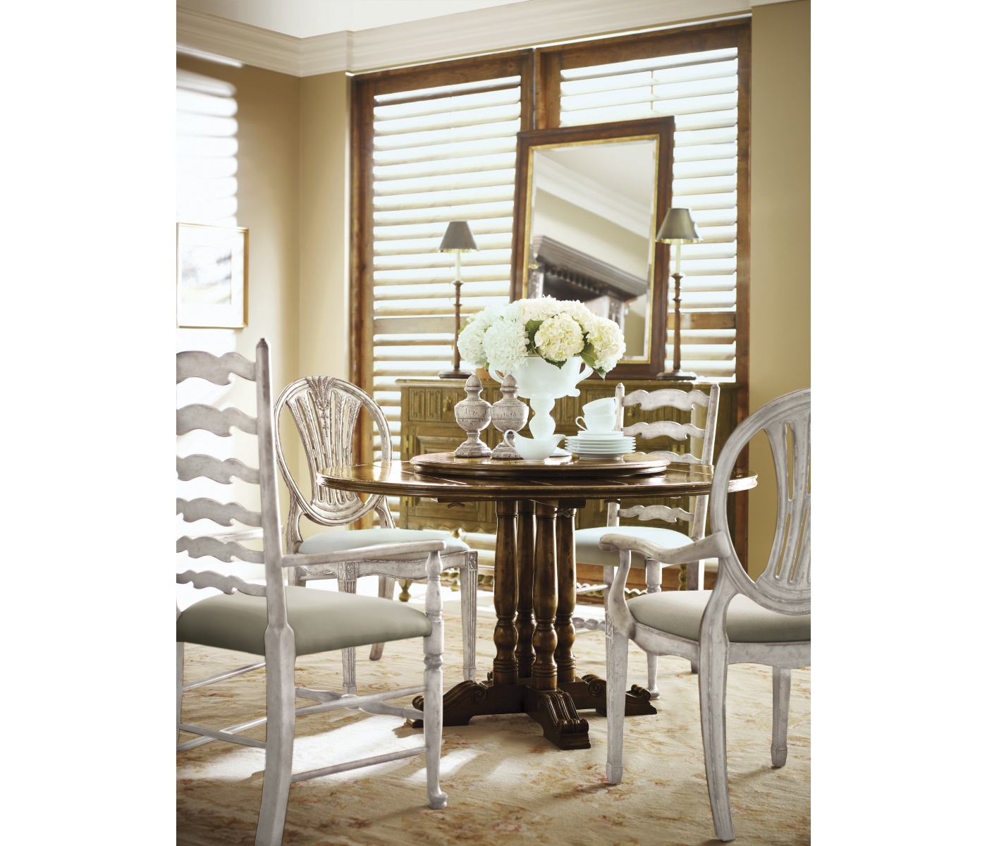 Hepplewhite Wheatsheaf Country Sage Arm Chair