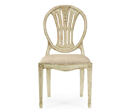 Hepplewhite Wheatsheaf Country Sage Side Chair