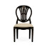 Hepplewhite Wheatsheaf Honey Black Side Chair
