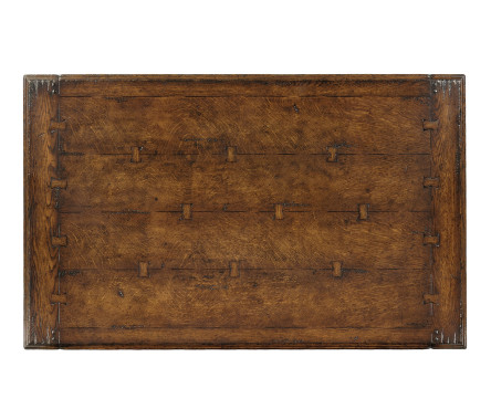 Twin Baluster Dark Oak Coffee Table