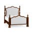 Four Poster Mahogany UK Queen Bed