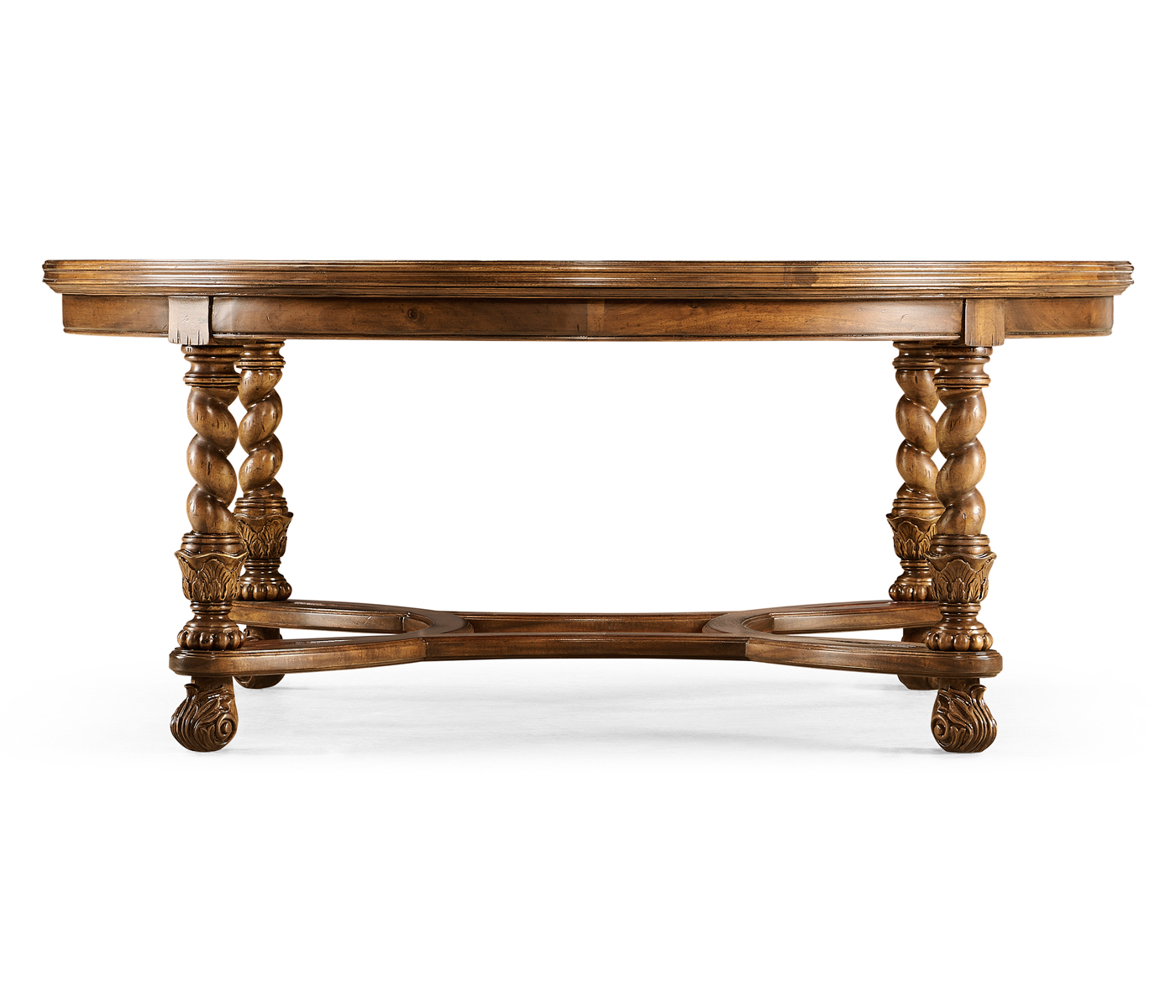 Circular oyster & églomisé coffee table