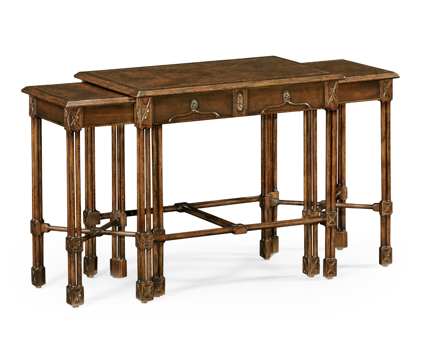Chippendale Gothic Nest of Tables