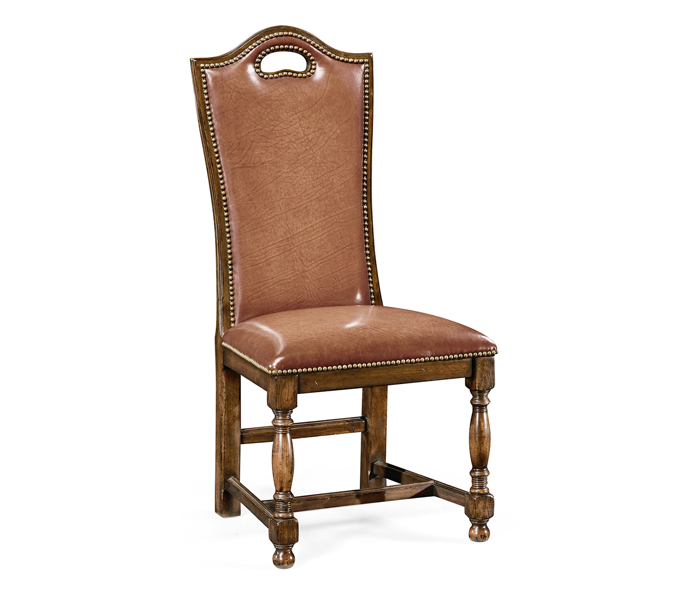 Country Walnut Dining Side Chair