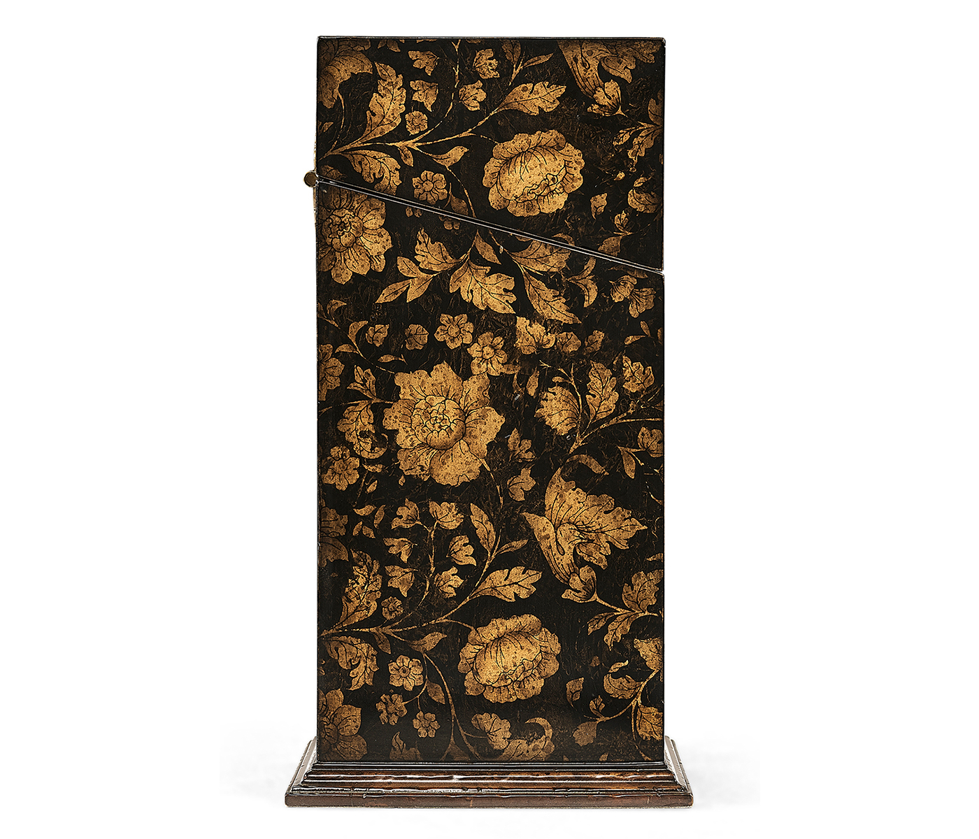 Single Glass Decanter & Black Chinoiserie Case