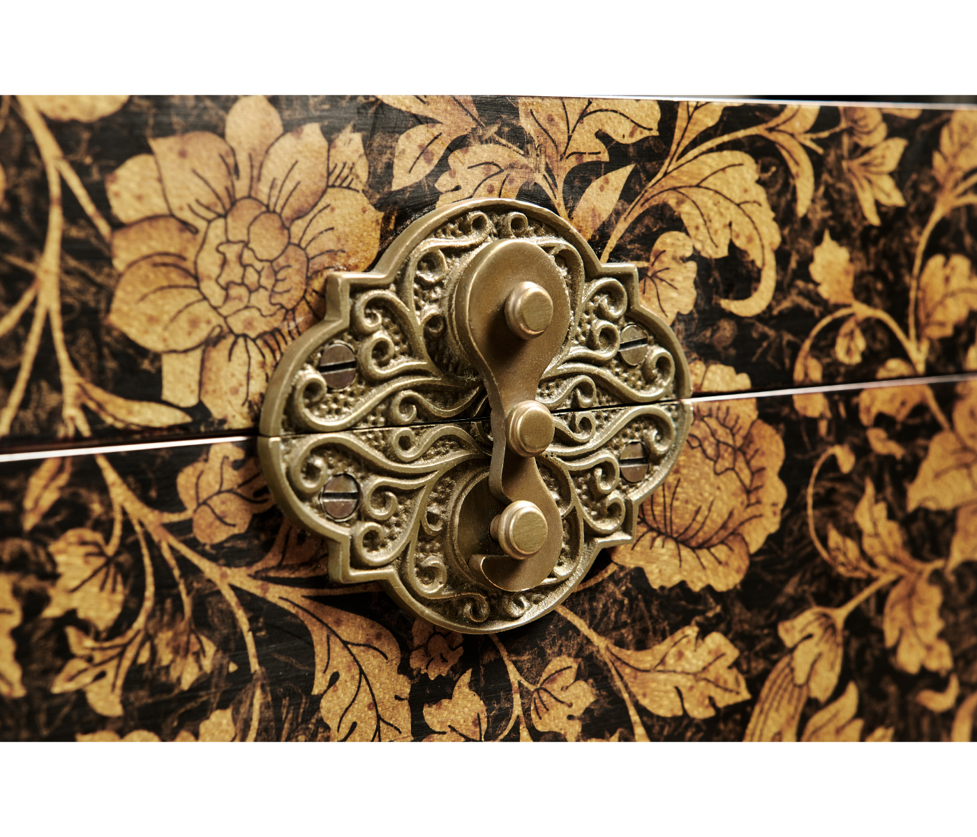 Black Chinoiserie Jewellery Box