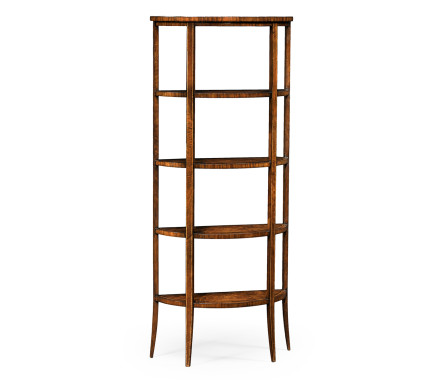 Biedermeier Style Five-Tier Étagère (Mahogany)