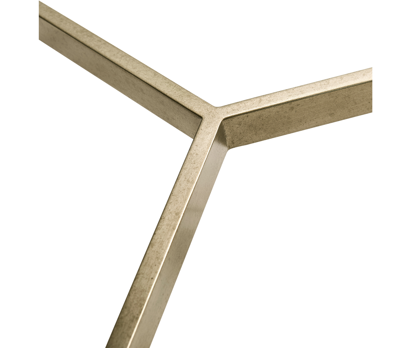 Églomisé & Silver Medium Iron Lamp Table