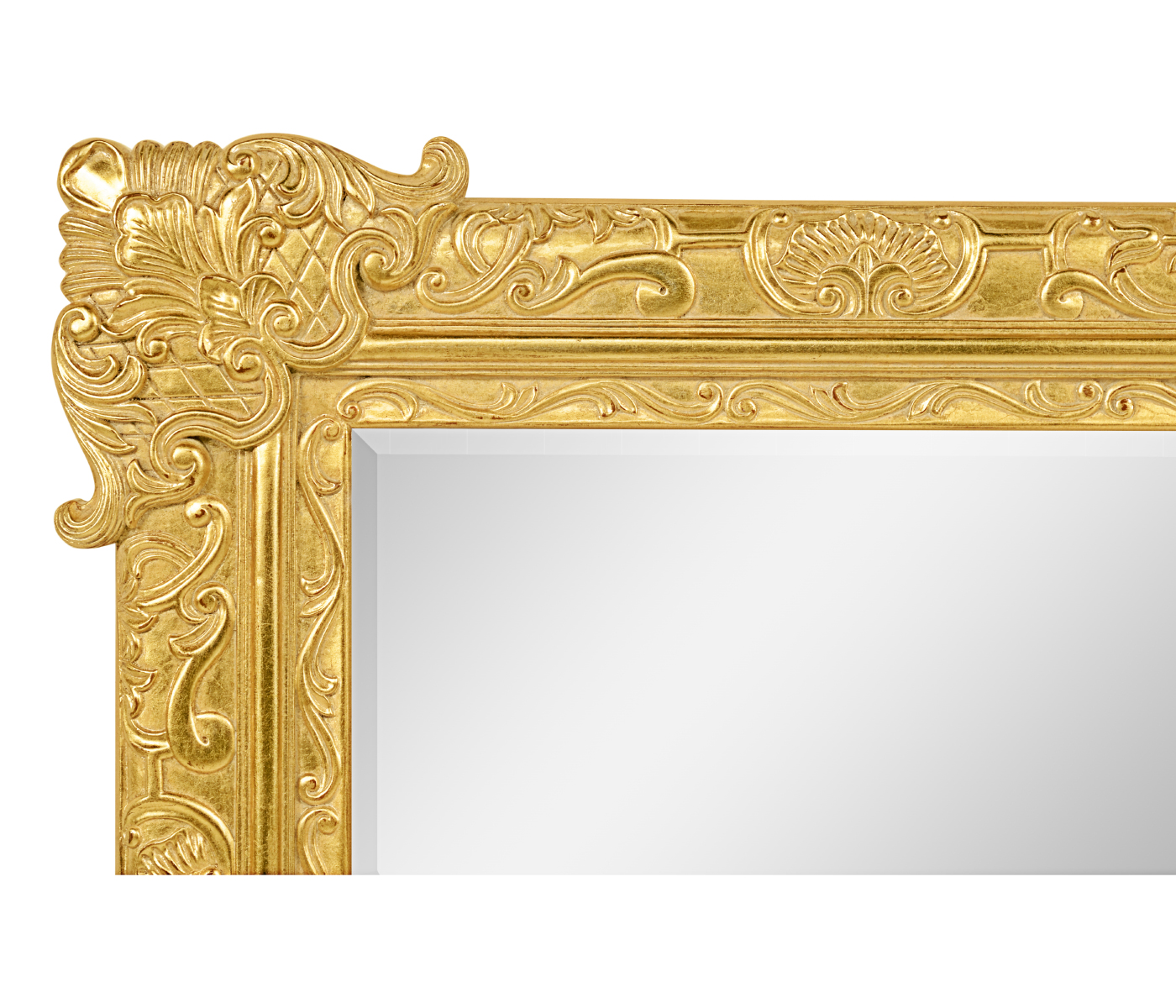 French style gilded grisaille mirror
