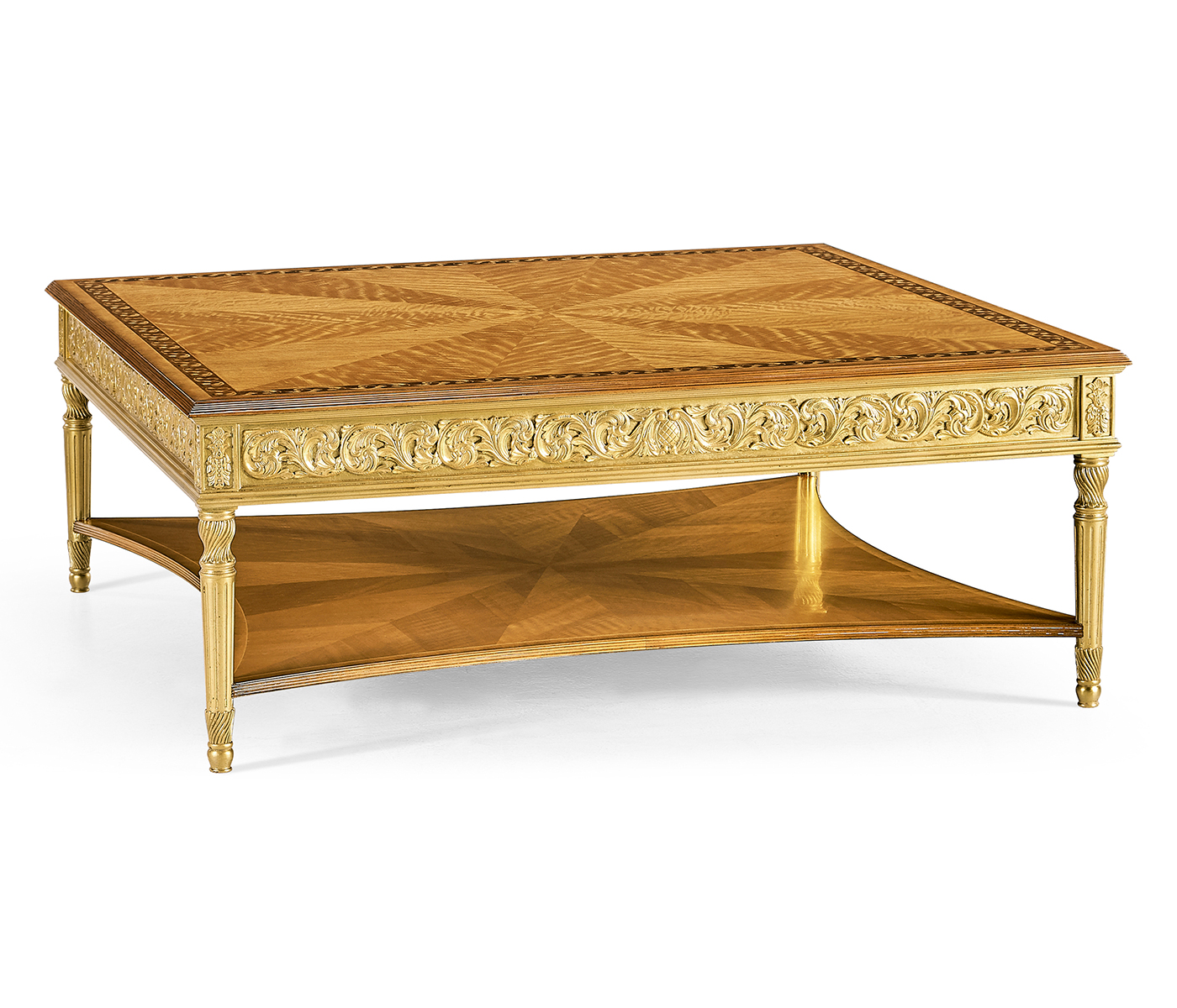 Louis XIV style square coffee table