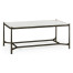 Antique Mirror & Bronze Rectangular Coffee Table