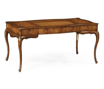 Serpentine Walnut Desk