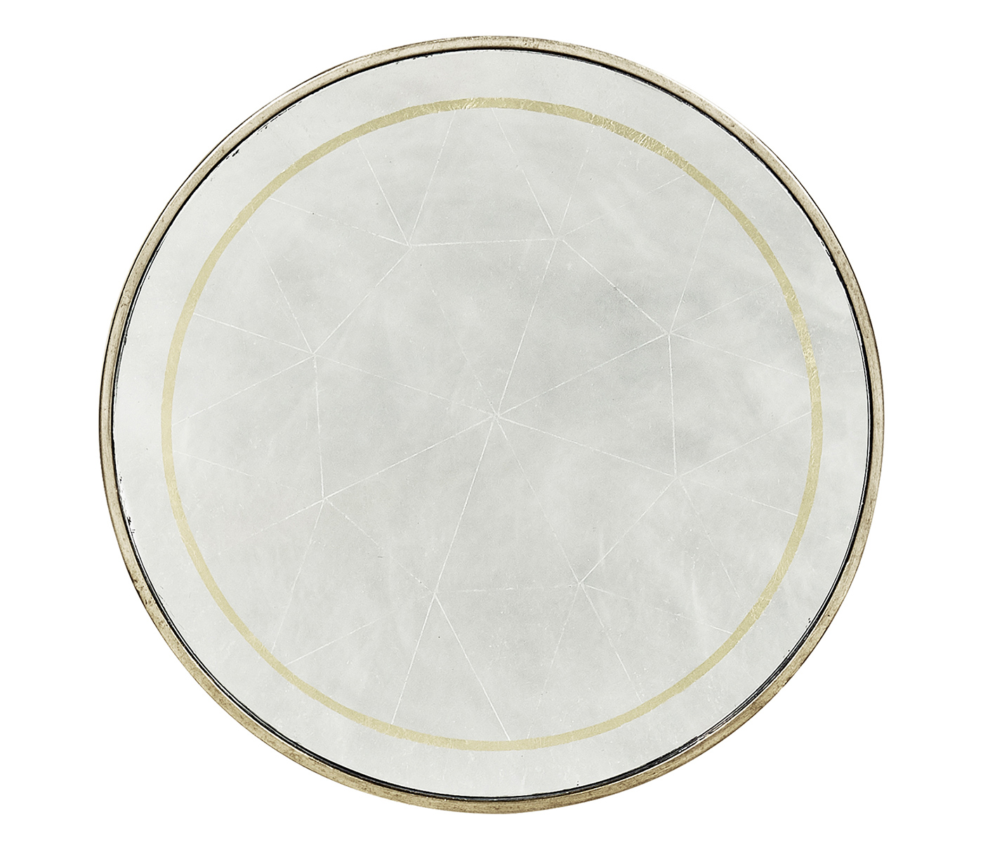 Églomisé & Silver Iron Wine Table