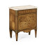 Small Satinwood & Cream Scagliola Italian Commode