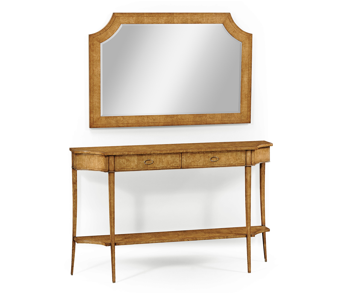 Biedermeier style overmantle mirror