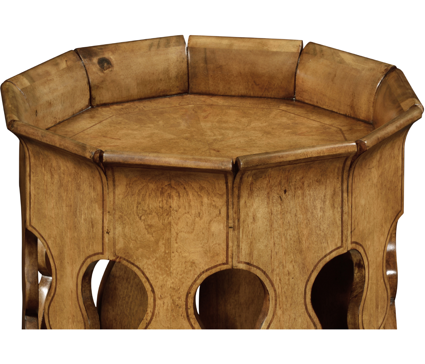 Moorish lamp table (Masur Birch)