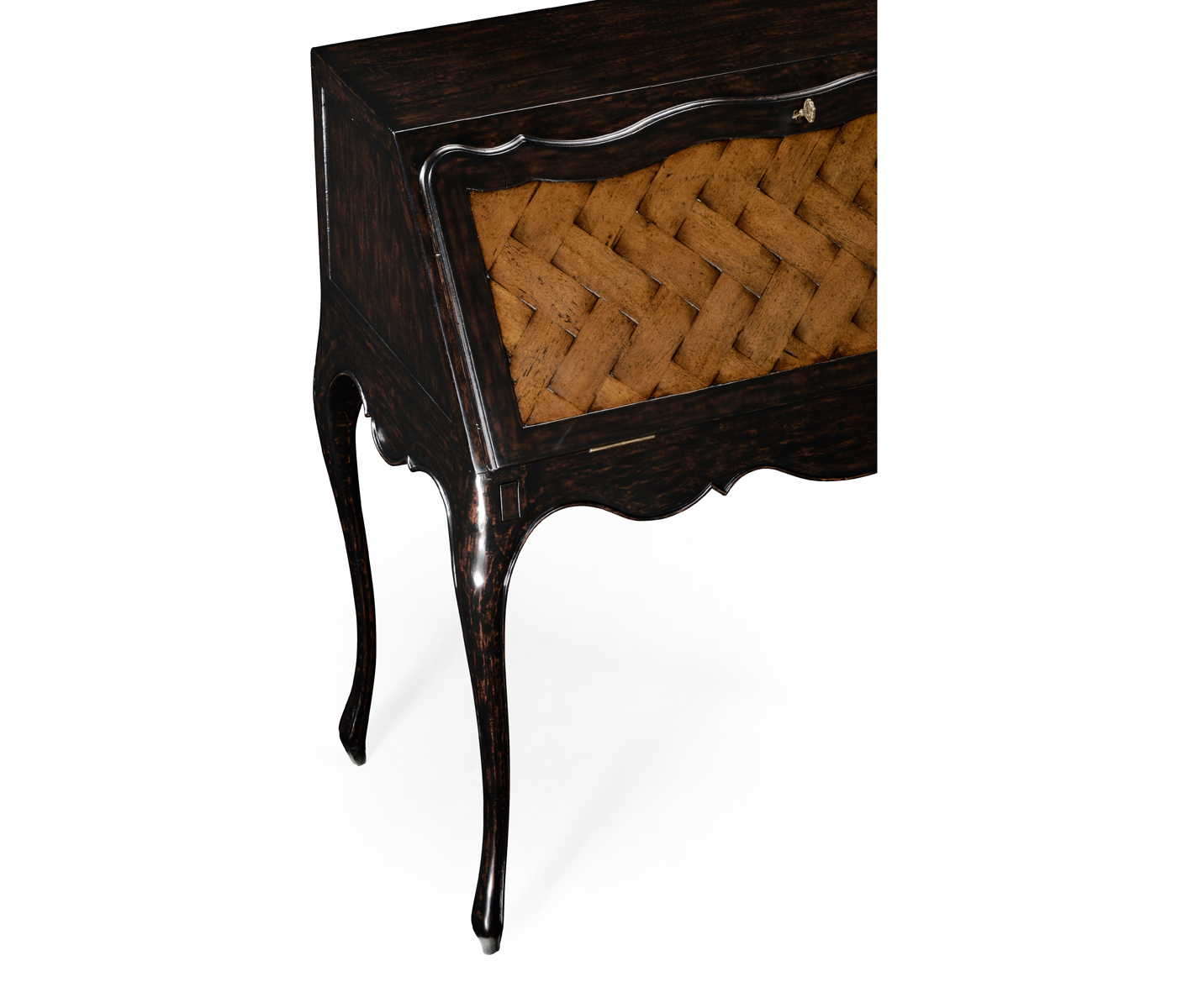 French style bureau with parquet fall front