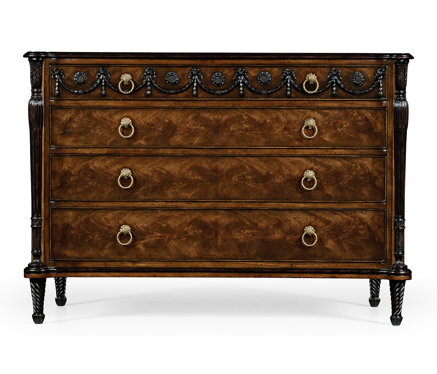 Neo-Classical Mahogany Chest of Drawers
