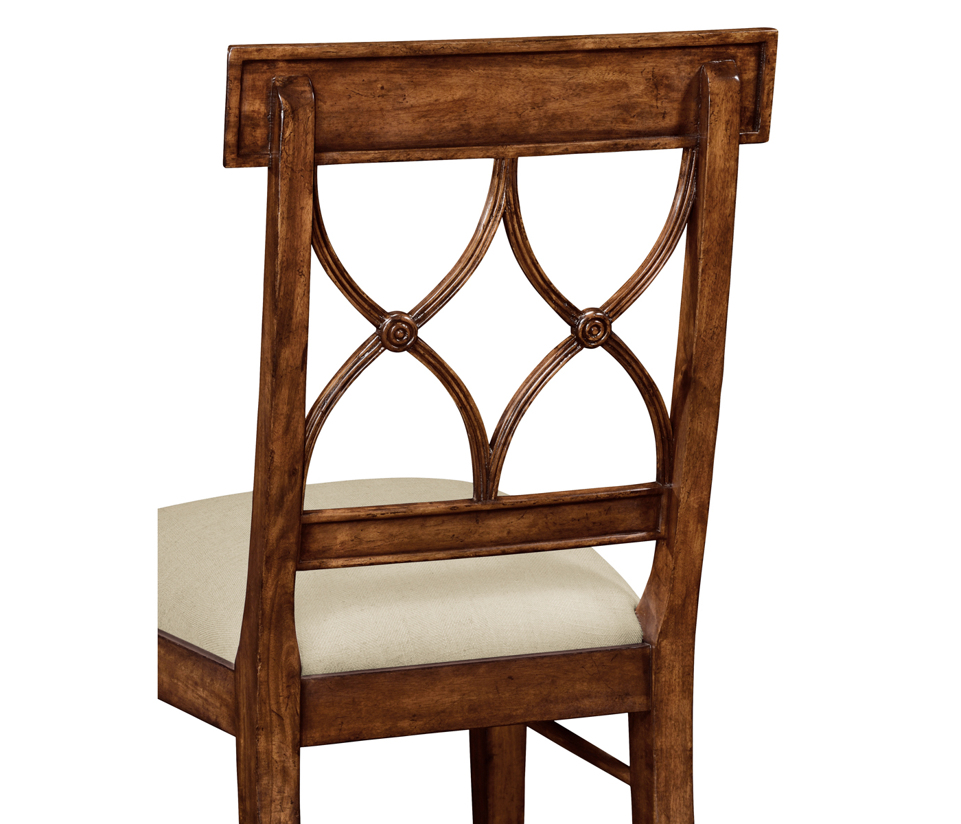 Regency Mahogany Curved Back Side Chair