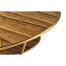 Argentinian walnut veneered oval coffee table