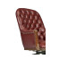 Chesterfield Style High Back Walnut Office Chair