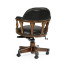Captain's Style Walnut Office Chair