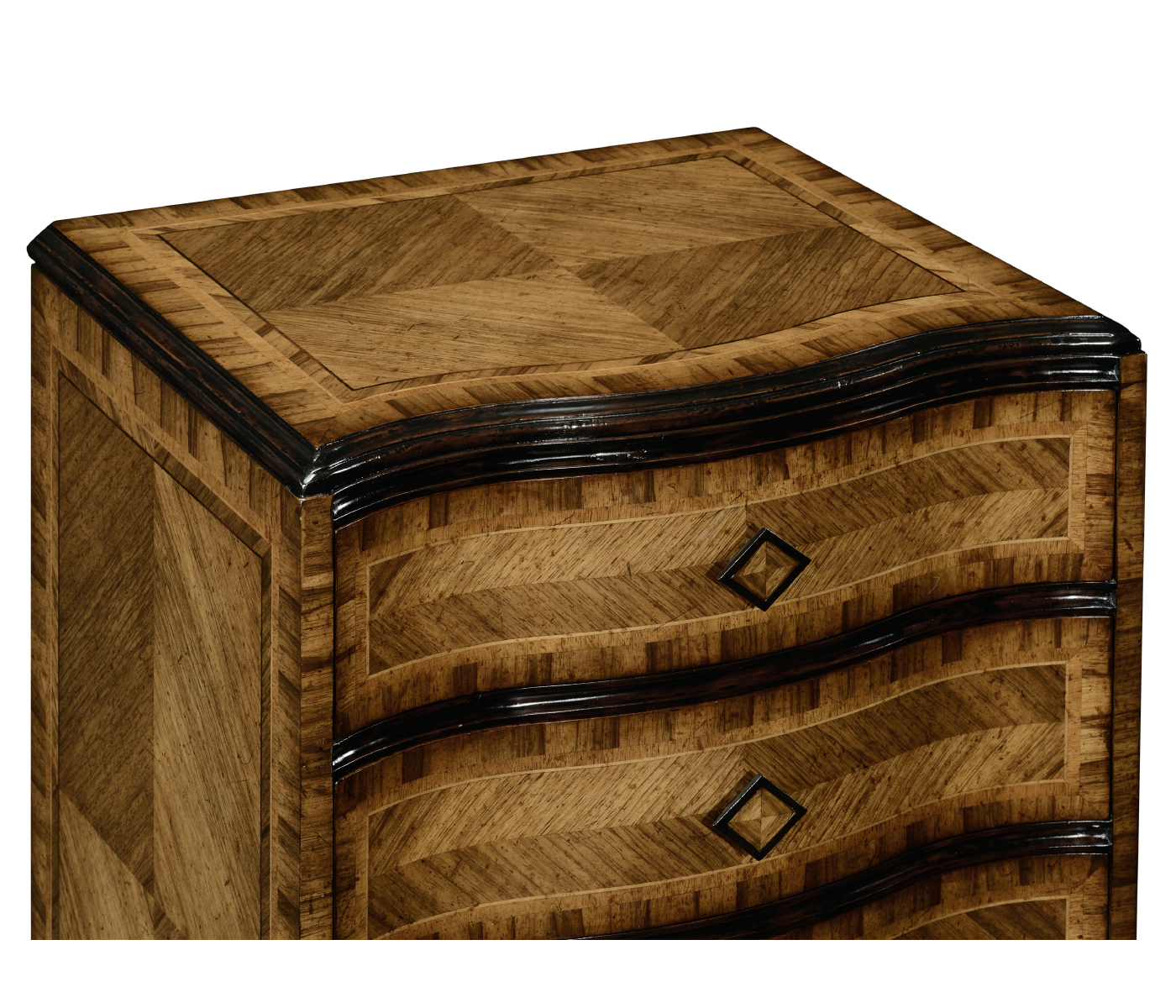 Small chest with decorative argentinian walnut veneer