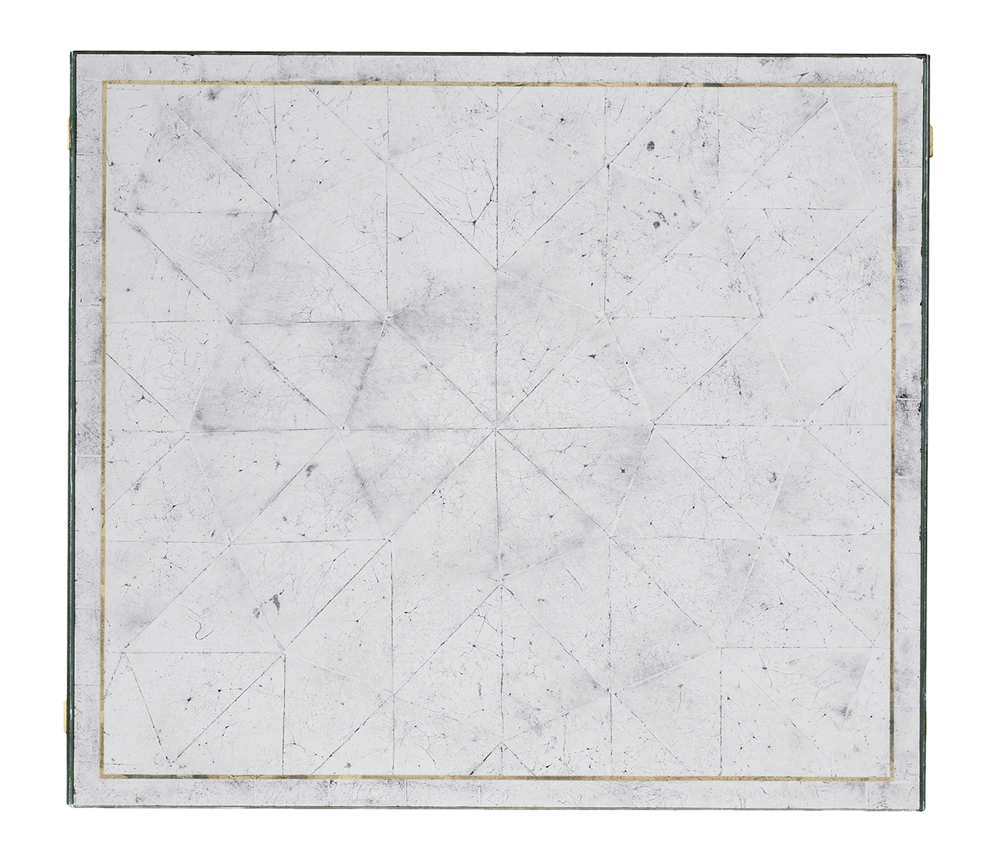 Églomisé & Silver High Chest of Drawers