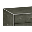 Anthracite Faux Shagreen & Silver High Chest of Drawers