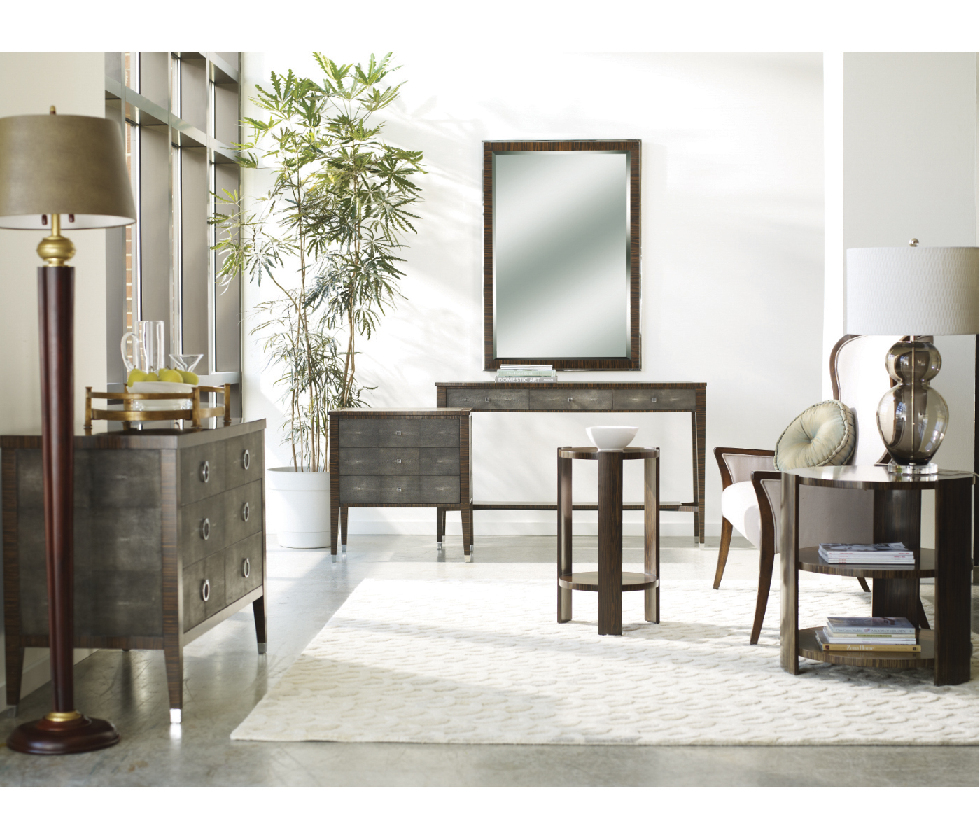 Three-Tier Round Side Table